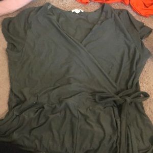 Super soft green jump suit.